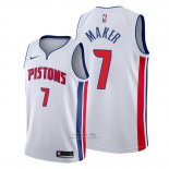 Maglia Detroit Pistons Thon Maker #7 Association Bianco