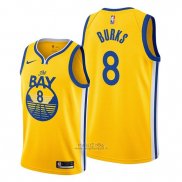 Maglia Golden State Warriors Alec Burks #8 Statement The Bay Or