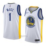 Maglia Golden State Warriors Javale Mcgee #1 Association 2018 Bianco