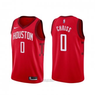 Maglia Houston Rockets Marquese Chriss #0 Earned Rosso