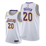 Maglia Los Angeles Lakers Andre Ingram #20 Association Bianco
