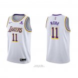 Maglia Los Angeles Lakers Malik Monk #11 Association 2021-22 Bianco