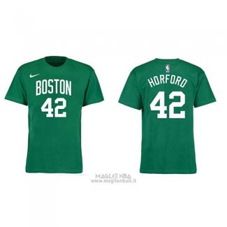 Maglia Manica Corta Al Horford Boston Celtics Verde4