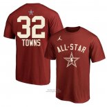 Maglia Manica Corta All Star 2024 Karl-Anthony Towns Rosso