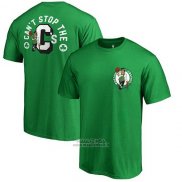 Maglia Manica Corta Boston Celtics Verde Can't Stop