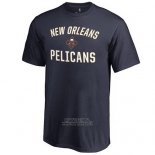 Maglia Manica Corta New Orleans Pelicans Blu Marino3