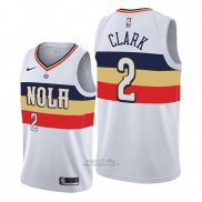 Maglia New Orleans Pelicans Ian Clark Earned #2 Edition Bianco