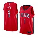 Maglia New Orleans Pelicans Jarrett Jack #1 Statement 2018 Rosso