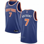 Maglia New York Knicks Carmelo Anthony #7 Icon Blu