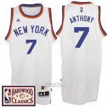 Maglia New York Knicks Carmelo Anthony #7 Retro Bianco