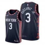 Maglia New York Knicks Tim Hardaway Jr. #3 Citta Edition Blu