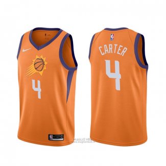 Maglia Phoenix Suns Jevon Carter #4 Statement 2019-20 Arancione