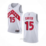 Maglia Toronto Raptors Vince Carter #15 Association 2022-23 Bianco