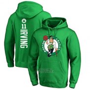Felpa con Cappuccio Kyrie Irving Boston Celtics Verde2