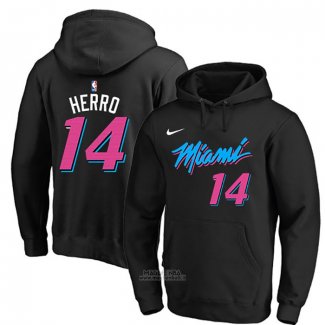Felpa con Cappuccio Tyler Herro Miami Heat 2019-20 Nero