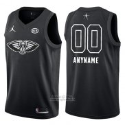 Maglia All Star 2018 New Orleans Pelicans Nike Personalizzate Nero