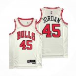 Maglia Chicago Bulls Michael Jordan #45 Association 2021 Bianco