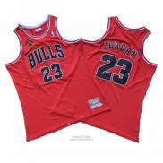 Maglia Chicago Bulls Michael Jordan #23 1997-98 Finale Rosso
