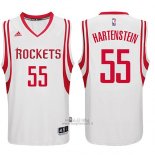 Maglia Houston Rockets Isaiah Hartenstein #55 Home 2017-18 Bianco
