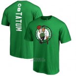 Maglia Manica Corta Jayson Tatum Boston Celtics Verde2