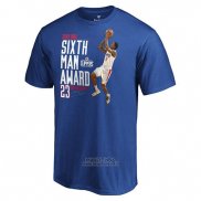 Maglia Manica Corta Los Angeles Clippers Lou Williams 2019 NBA Sixth Man Award Blu