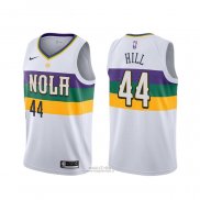 Maglia New Orleans Pelicans Solomon Hill #44 Citta Bianco