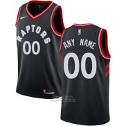 Maglia Toronto Raptors Nike Personalizzate 17-18 Nero