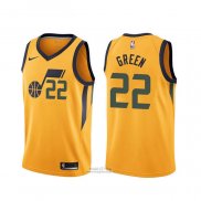 Maglia Utah Jazz Jeff Green #22 Statement Giallo