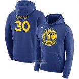 Felpa con Cappuccio Stephen Curry Golden State Warriors Blu4