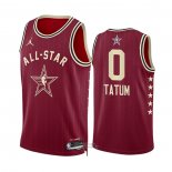 Maglia All Star 2024 Boston Celtics Jayson Tatum #0 Rosso
