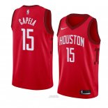 Maglia Houston Rockets Clint Capela #15 Earned 2018-19 Rosso