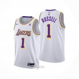 Maglia Los Angeles Lakers D'angelo Russell #1 Association 2022-23 Bianco