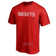 Maglia Manica Corta Houston Rockets Rosso