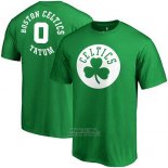 Maglia Manica Corta Jayson Tatum Boston Celtics Verde