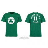 Maglia Manica Corta Kyrie Irving Boston Celtics Verde3