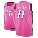 Maglia Miami Heat Dion Waiters #11 Earned 2018-19 Rosa