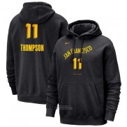 Felpa con Cappuccio Golden State Warriors Klay Thompson Citta 2023-24 Nero