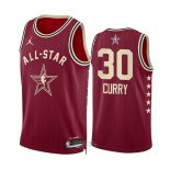Maglia All Star 2024 Golden State Warriors Stephen Curry #30 Rosso