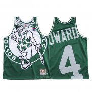 Maglia Boston Celtics Carsen Edward #4 Mitchell & Ness Big Face Verde
