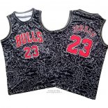 Maglia Chicago Bulls Michael Jordan #23 Mitchell & Ness Nero