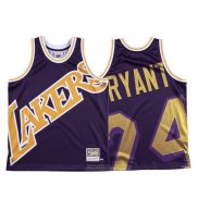 Maglia Los Angeles Lakers Kobe Bryant #24 Mitchell & Ness Big Face Viola