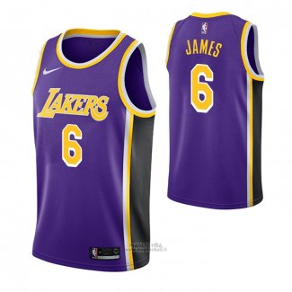 Maglia Los Angeles Lakers LeBron James #6 Statement 2021-22 Viola