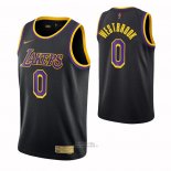 Maglia Los Angeles Lakers Russell Westbrook #0 Statement 2021-22 Nero