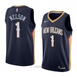 Maglia New Orleans Pelicans Jameer Nelson #1 Icon 2018 Blu