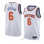 Maglia New York Knicks Deandre Jordan #6 Statement 2018 Bianco