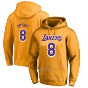 Felpa con Cappuccio Kobe Bryant Los Angeles Lakers Giallo2