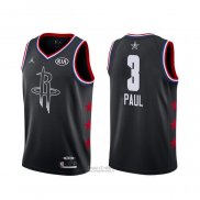 Maglia All Star 2019 Houston Rockets Chris Paul #3 Nero