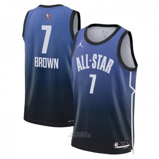 Maglia All Star 2023 Boston Celtics Jaylen Brown #7 Blu