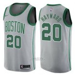Maglia Boston Celtics Jaylen Gordon #20 Hayward Citta 2017-18 Grigio