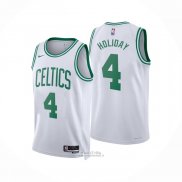 Maglia Boston Celtics Jrue Holiday #4 Association 2022-23 Bianco